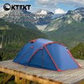 3,2 kg de acampamento azul de camping de tenda dupla resistente